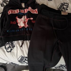 True Religion Black Kids Joggers
